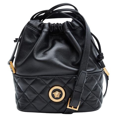 versace palazzo quilted|Versace black label purses.